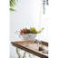 7 pouces de hauteur, blanc patiné, jardinière brouette, ciseaux, petits articles, décorations de rayonnage,