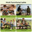Rectangular Folding Outdoor Camping Table , 40cm cm W 60cm cm D-1395629698