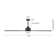 Indoor Ceiling Fan Without Light, With Remote Control