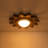 2 - Light Sunburst Flush Mount With Resin Shade-636535314