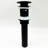 Waterfall Spout Bathroom Sink Faucet In Matte Black - Single Handle With Pop-Up Drain  Overflow Merged  Stainless Steel For Stable Performance And Easy Installation Work Integrated  Prolonged Usage