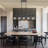 5-light Modern Seeded Glass Kitchen Island Linear Pendant Light-1005892351