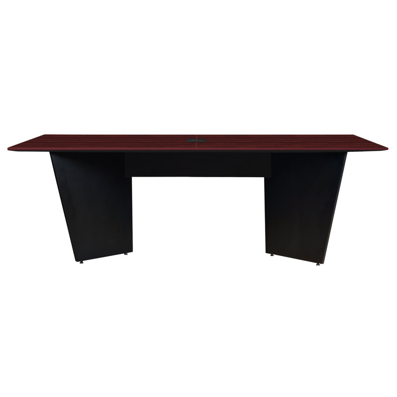 Array Conference Table with Power Data Grommet, Mahogany, 29" H x 96" L x 48" W