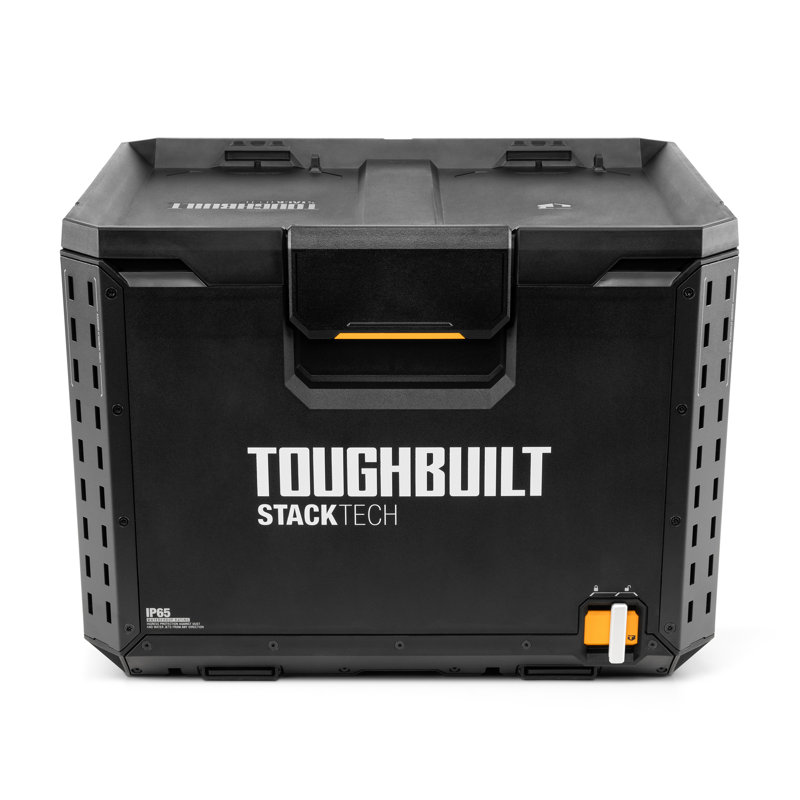 Rangement verrouillable avec plateau amovible ToughBuilt StackTech, 15.6" H x 21" W x 16" D