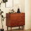 Commode d'appoint en bois massif Linken