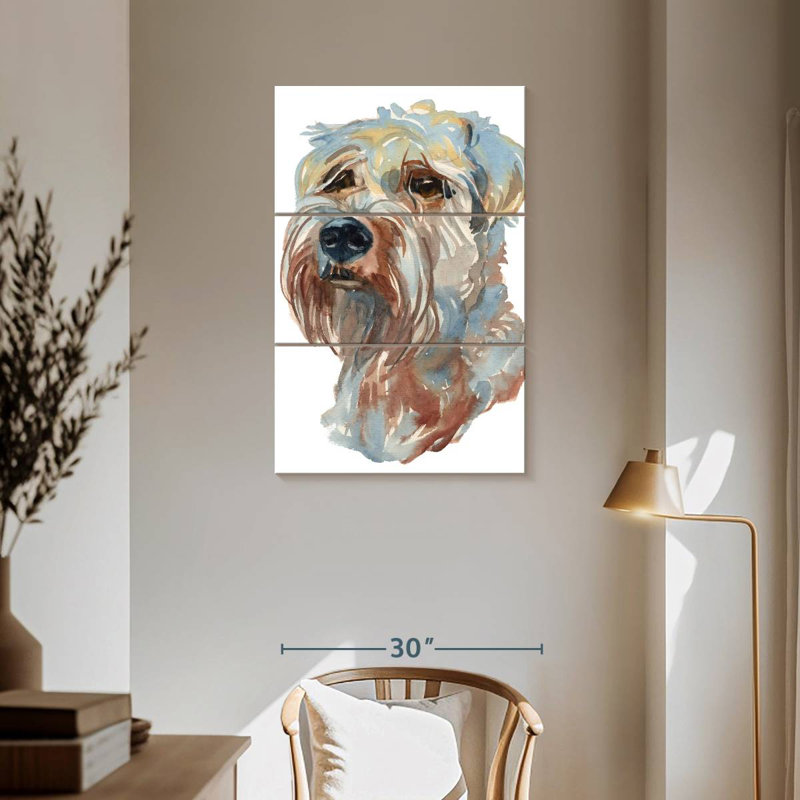 Brampt Wheaten Terrier, H 57 po x l 36 po