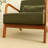 Ihar Faux Leather Accent Chair-1181930609