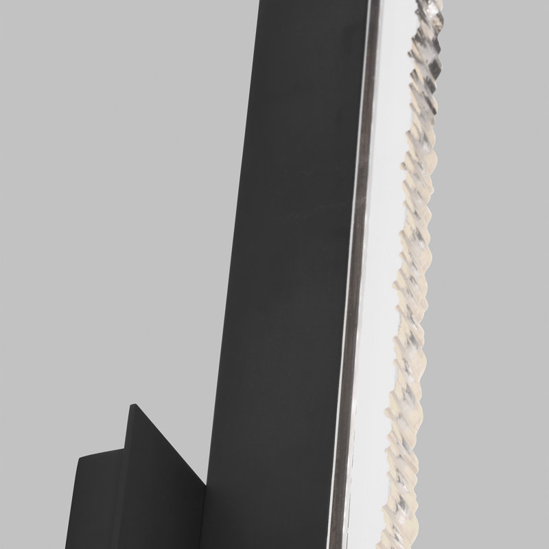 Serre 1 - Light LED Flush Mounted Sconce, Nightshade Black