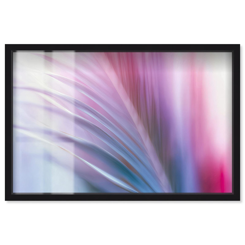 Décoration murale colorée Pastel Speed II Shadowbox par Art Remedy, H 11 po x l 16 po, Noir