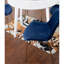 Ensemble de salle à manger contemporain 3 pièces, table de salle à manger ronde blanche avec 2 chaises-574233969-574233972