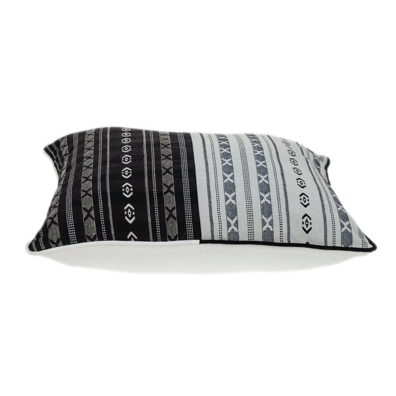 Parkland Collection Max Transitional White Throw Pillow