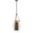 1 - Light Single Oval Pendant in Warm Brass/Bronze-876020724