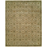 Maynes Wool Geometric Area Rug in Linen