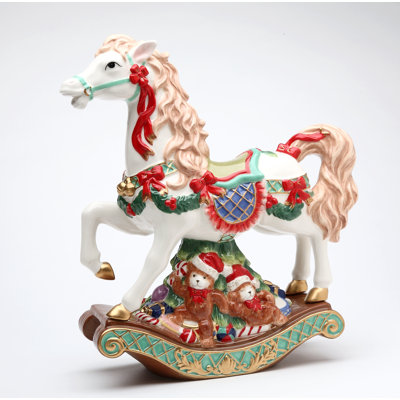 Figurine cheval à bascule Allbright