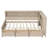 Full Size Wood Daybed with Storage Shelves and 3 Drawers-1649829745