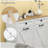 Bathroom Storage Cabinet,Tilt Out Laundry Hamper Cabinet