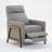Vivian Push Back Recliner In Performance Fabric - Ashen-1130602480
