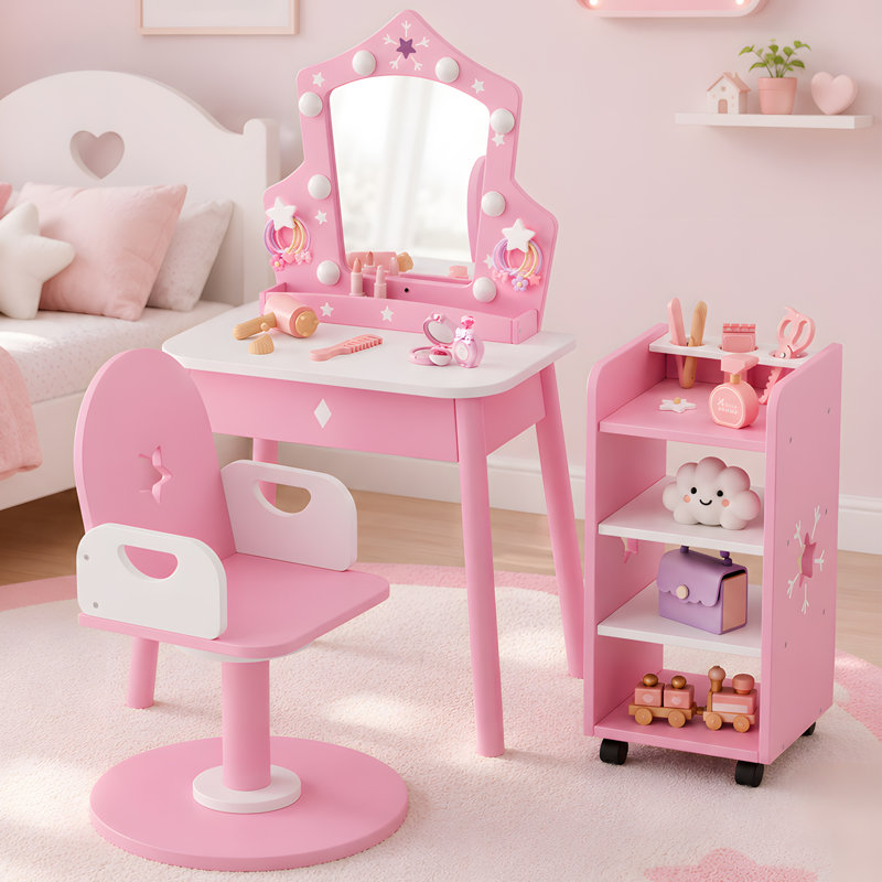 Kids Vanity Set, Rose