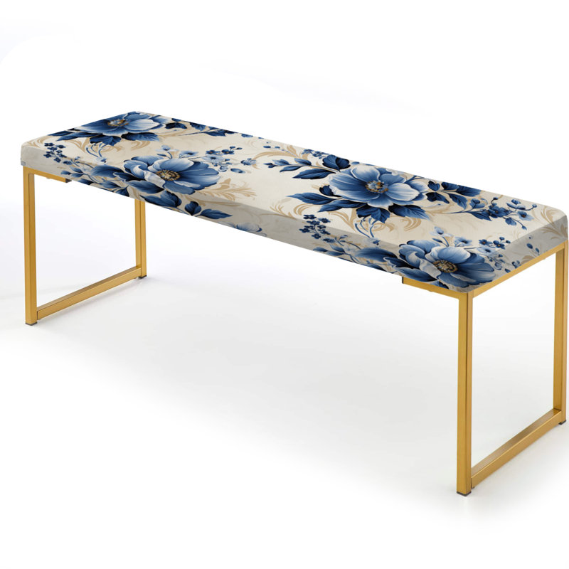 Banc en tissu Cobalt Blue Cameo