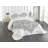 Ambesonne Mandala Bedspread Set Eastern Psychedelic White Charcoal Grey-105488655