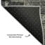 Tapis abstrait lavable à la machine de qualité supérieure AMF989-923094949
