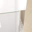 Porte de douche pivotante 36 po x 72 po, cadre en aluminium nickel brossé, demi-cadre, film en verre trempé antidéflagrant de 1/4 po (6 mm)-125501953