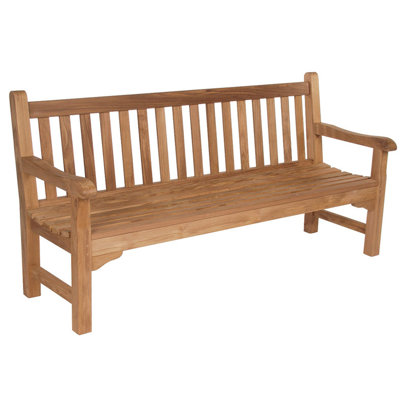 Glenham Outdoor Teak Bench, 35" H x 71" W x 25" D
