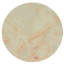 Table de bout Cid Pany, faux marbre blanc moderne, plateau rond de 24 po