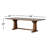 Glenlee Branden 96" Solid Oak Trestle Dining Table