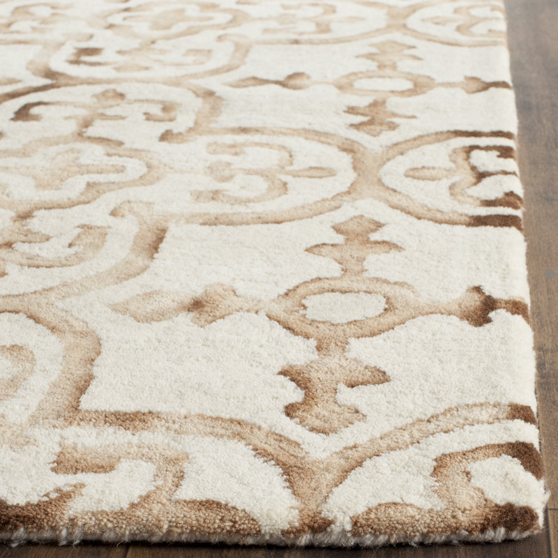 Pimentel Hand Tufted Wool Geometric Rug, Runner 2'3" x 6'