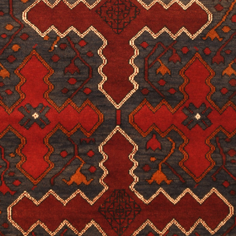 Tapis bleu / rouge Hartouch Tribal Balouchi