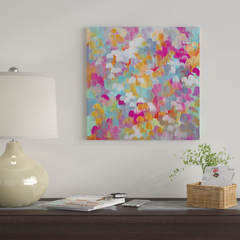 «Candy Collier», impression sur toile tendue, H 12 po x l 12 po x P 0,75 po, Pas de tapis, Toile tendue