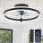 19.7 inch Low Profile Ceiling Fans with Lights and Remote-1382234793