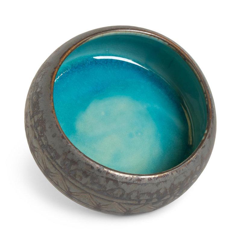 Turquoise Round Cereal Bowl
