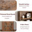 Bibliothèque haute, 6 tablettes en bois-347003720