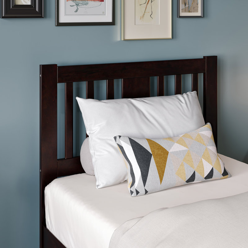 Zosia Solid Wood Headboard, Twin, Espresso