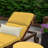 Casual Cushion Solid Sunbrella® Fabric 1-Piece Outdoor Chaise Cushion, 22.5"W x 74"L, Spectrum Daffodil-2125037587