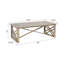 Table basse rectangulaire en aluminium Hamarto