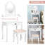 Ensemble coiffeuse et tabouret Pritchett-28962480