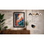 Climber at Scale Modern 1 Piece Single Picture Frame Wall Art-1875831634-1875831645