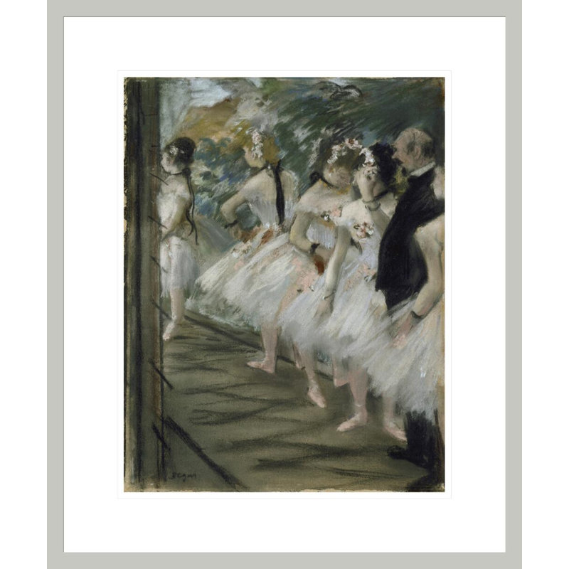 «The Ballet» par Edgar Degas, impression giclée sur cadre, H 21,28 po x l 17,75 po