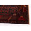Tapis noir et rouge Teimani 3 pi 7 po x 6 pi 8 po