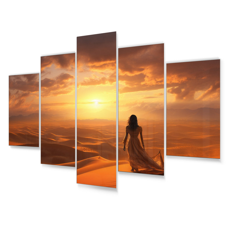 Desert Oasis I Landscape & Nature Wall Decor on Metal