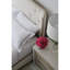 Clear 3 - Drawer Solid Wood Nightstand