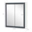 Armoire à pharmacie avec miroir Kleankin, armoire de salle de bain murale avec miroir 27 po x 30 po, armoire de salle de bain murale avec rangement, portes doubles et 2 tablettes réglables, blanc