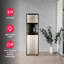 Frigidaire Bottom Load Hot and Cold Water Dispenser, 3 & 5 Gallon Stainless Steel Water Cooler with Compressor Cooling, Hot Water Safety Lock