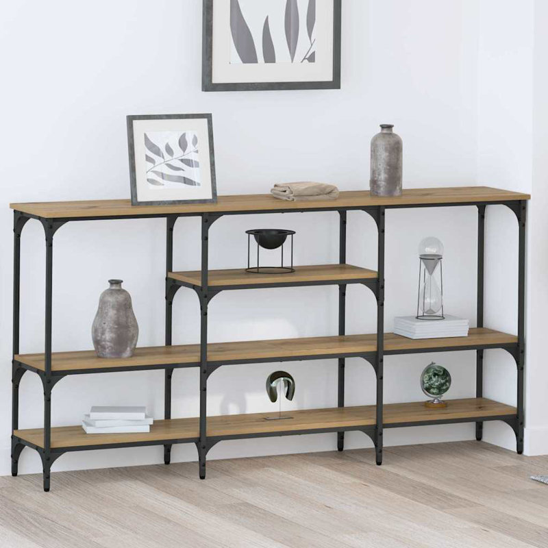 Console Table 160 X 29 X 80 Cm Engineered Wood, Artisan Oak