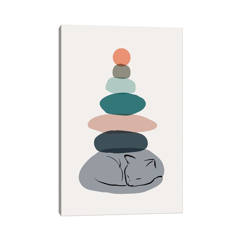 Cat Landscape LVIII by Lim Heng Swee - Wrapped Canvas Print, 101.6 cm H x 66.04 cm W