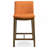 Shannon Counter Chair In Burnt Orange Velvet-489673667