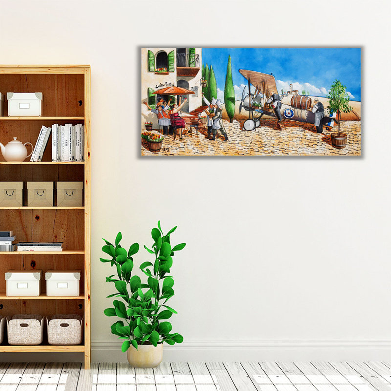 Aviation Chef - Canvas Print Wall Art, 30" H x 60" W